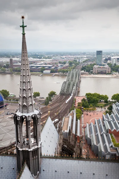 Blick auf Köln, Deutschland — Stockfoto