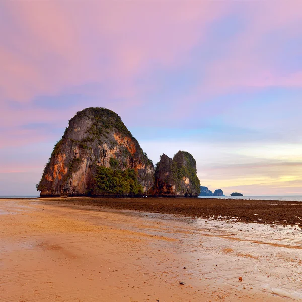 Coucher de soleil à Krabi — Photo