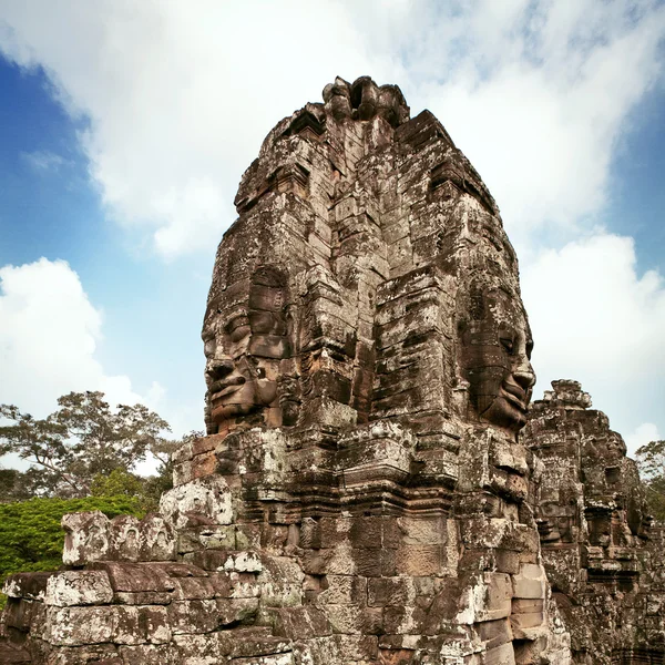 Patung candi Bayon — Stok Foto