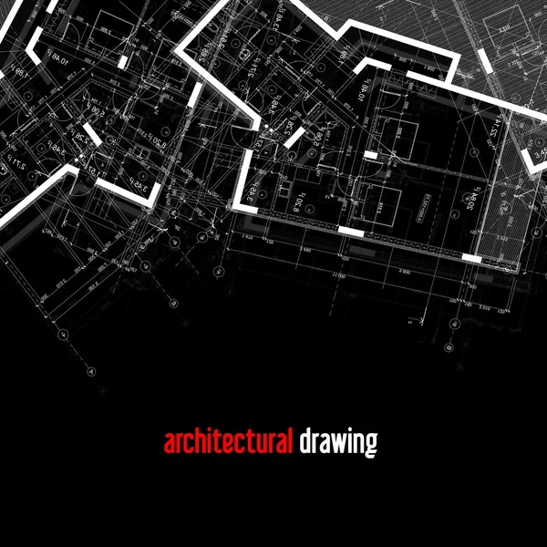Architectuurplannen — Stockfoto