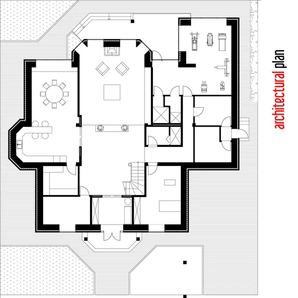 Architectural plan — Stock Photo, Image