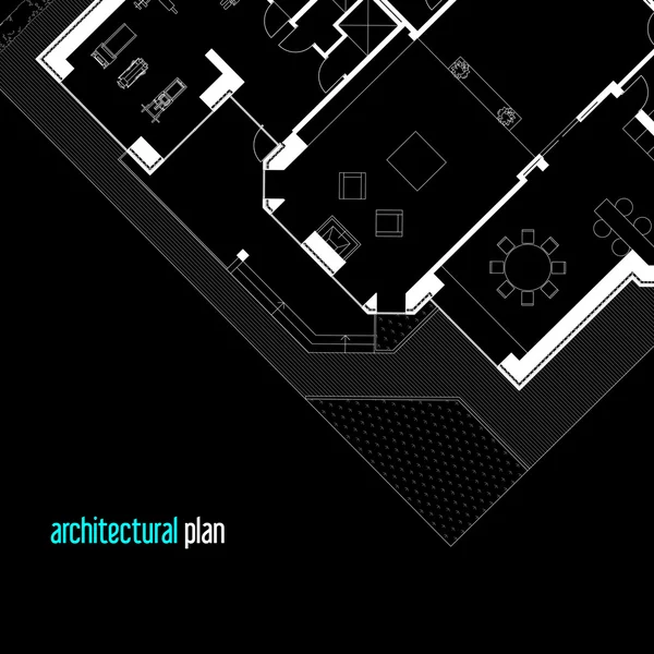 Plan arquitectónico — Foto de Stock