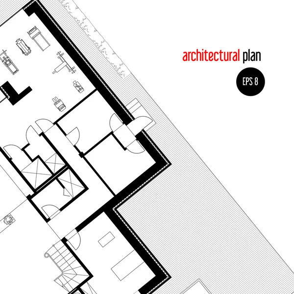 Architectural drawing — Stock Vector