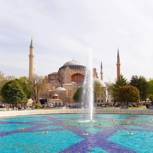 圣索菲亚大教堂。伊斯坦布尔，土耳其 — 图库照片