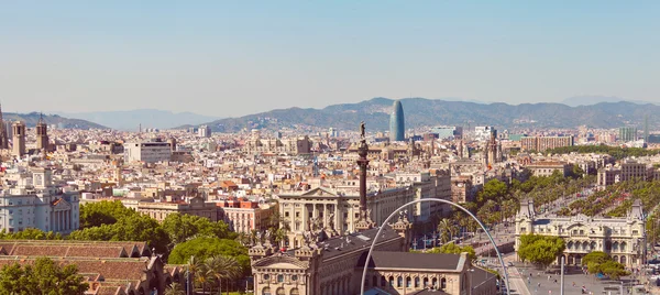 Barcelona cidade e Porto. Espanha — Fotografia de Stock