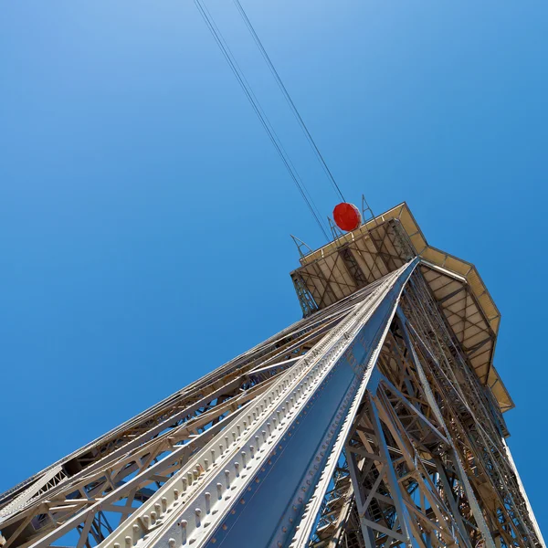 Torre de St. Sebastia Cable Cars — Φωτογραφία Αρχείου