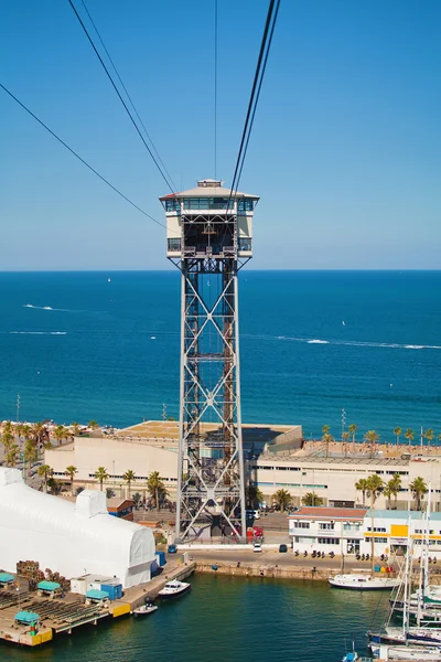 Torre de St. Sebastia Cable Cars — Foto de Stock