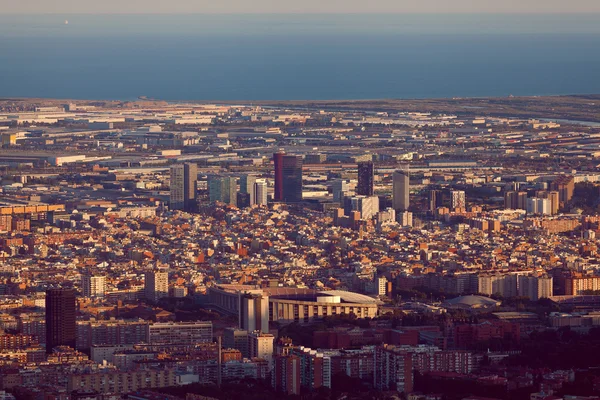 Panorama barcelona — Fotografia de Stock