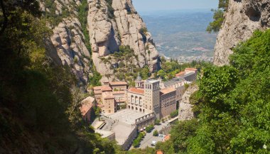 Santa Maria de Montserrat Abbey clipart