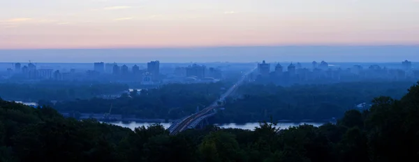 Sunrise over Kiev. Ukraine — Stock Photo, Image