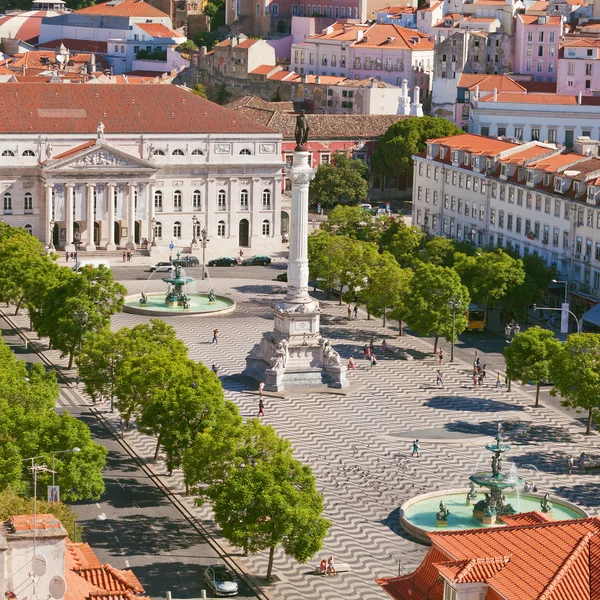 Plaza Rossio — Foto de Stock