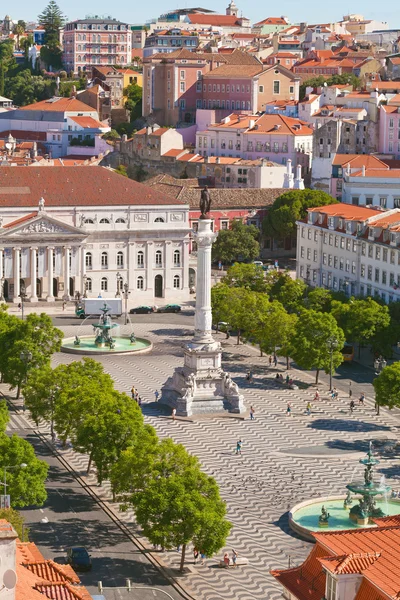 Plaza Rossio — Foto de Stock