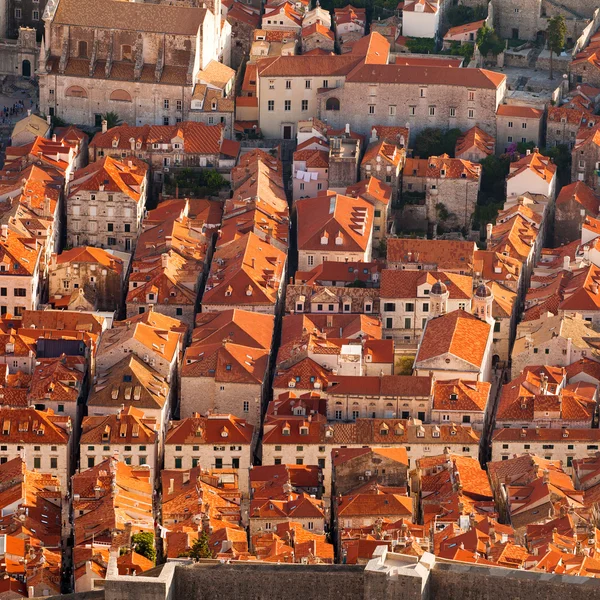 Tarihi kentin çatıları — Stok fotoğraf
