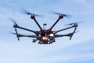 Octocopter, helikopter, uçak