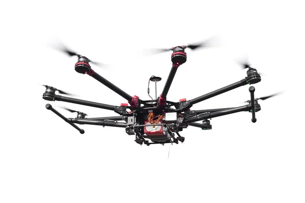 Octocopter, elicottero, drone — Foto Stock