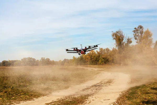 Octocopter, elicottero, drone — Foto Stock