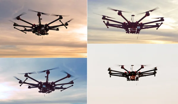 Quadricottero, elicottero, drone — Foto Stock