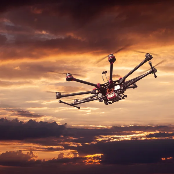 Octocopter, elicottero, drone — Foto Stock