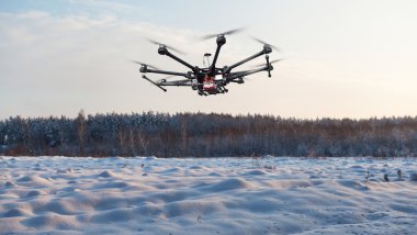 Octocopter, helikopter, uçak