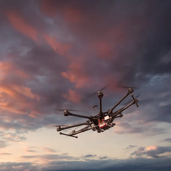 Octocopter, elicottero, drone — Foto Stock