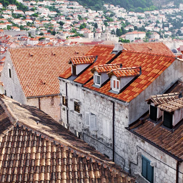 旧城的屋顶 — 图库照片