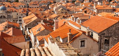 Tarihi kentin çatıları