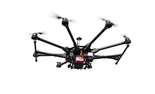 Octocopter, helicóptero, quadrocopter — Fotografia de Stock