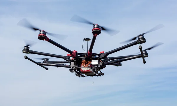 Octocopter, helicóptero, quadrocopter — Foto de Stock