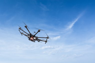 Octocopter, helikopter, uçak