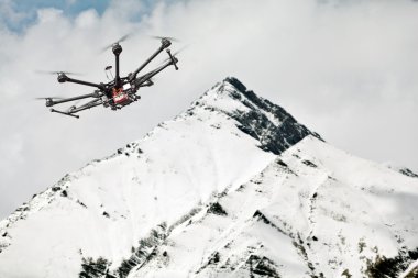 Octocopter, helikopter, uçak
