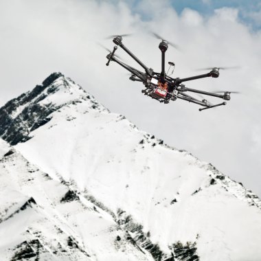 Octocopter, helikopter, uçak