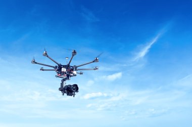 Octocopter, helikopter, uçak
