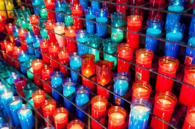 Candles in the monastery clipart