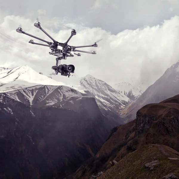 Der professionelle Copter — Stockfoto