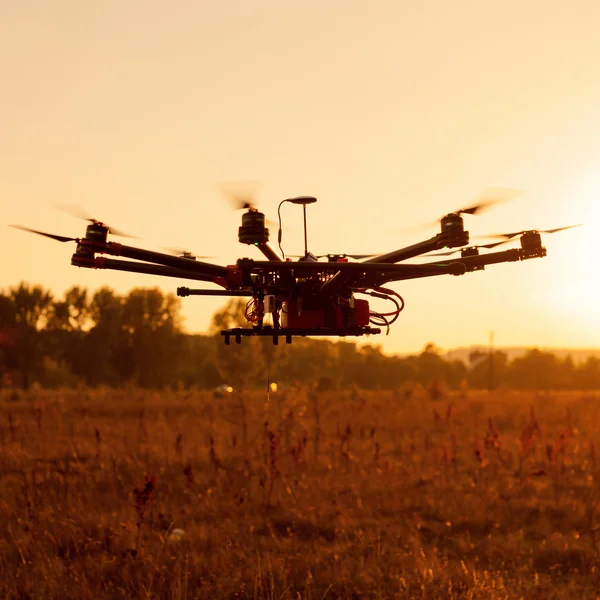 Octocopter, helicóptero, drone — Fotografia de Stock