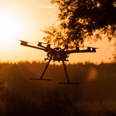 Octocopter, helikopter, uçak