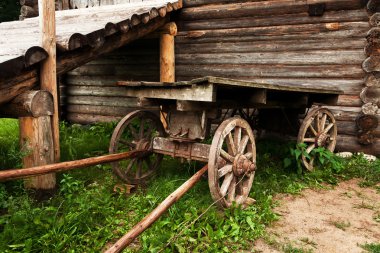 Açık Hava Müzesi vitoslavlitsy eski vintage sepeti