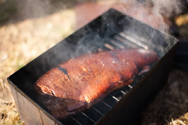 Prepared smoked fish