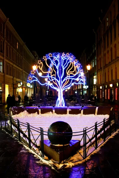 Işıklar ağacı — Stok fotoğraf