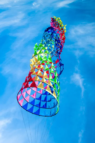 Kite flying on the blue sky — Stock Photo, Image