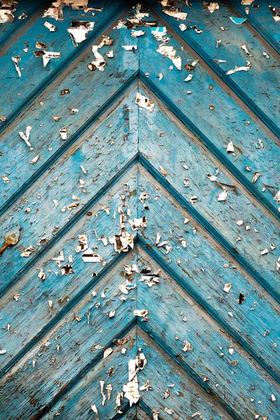 一个带有垃圾的旧的肮脏的蓝色板的纹理 抽象的背景 — 图库照片