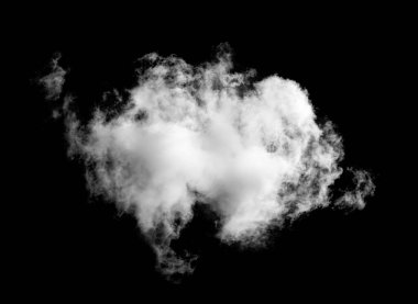 Siyah arkaplanda beyaz bulutlar