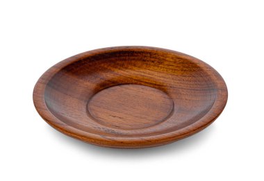 Beyaz zemin üzerinde ahşap plaka.