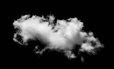 Siyah arkaplanda beyaz bulutlar