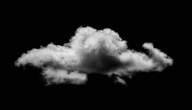 Siyah arkaplanda beyaz bulutlar