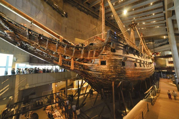Buque Insignia Vasa Museo Vasa Djurgarden Estocolmo — Foto de Stock