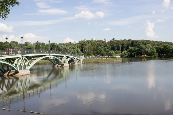Bridge in the park "Tsarina". Moscow — Stock Photo, Image