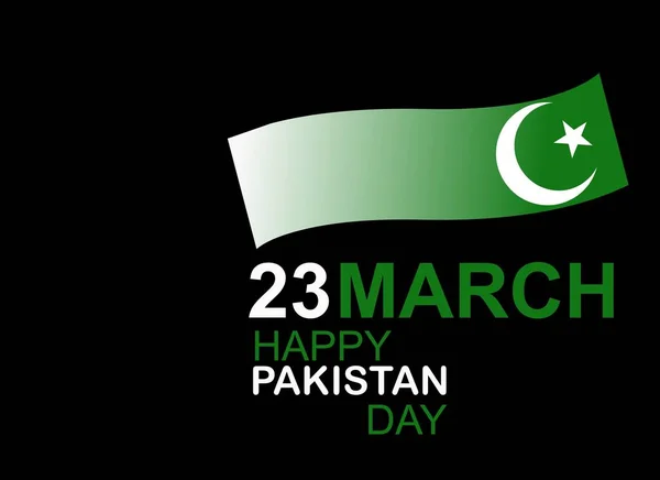 День Прийняття Резолюції Пакистану Березня Творчим Дизайном Ілюстрацій Концепції Пакистанського — стокове фото