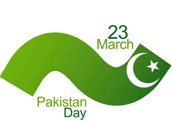 Dzień Rezolucji Pakistanu Marca Kreatywnym Projektem Ilustracji Koncepcji Pakistan National — Zdjęcie stockowe