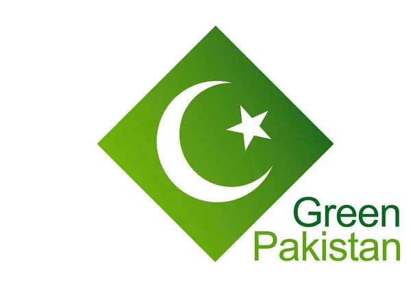 Pakisztán Szanálási Nap Március Kreatív Design Illusztráció Koncepció Pakisztán Nemzeti — Stock Fotó